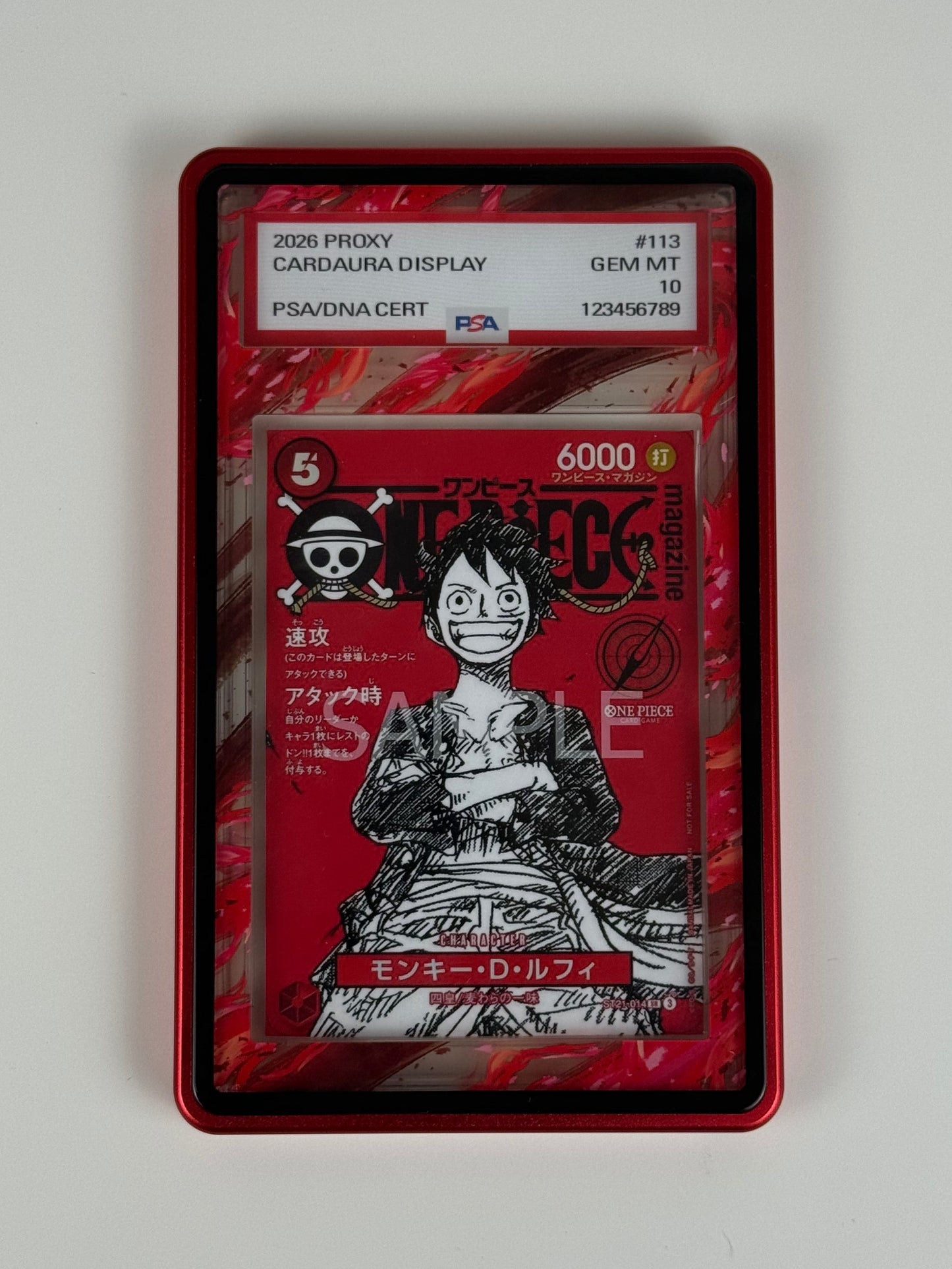 Red Phoenix Elemental (PSA Graded) Display Case