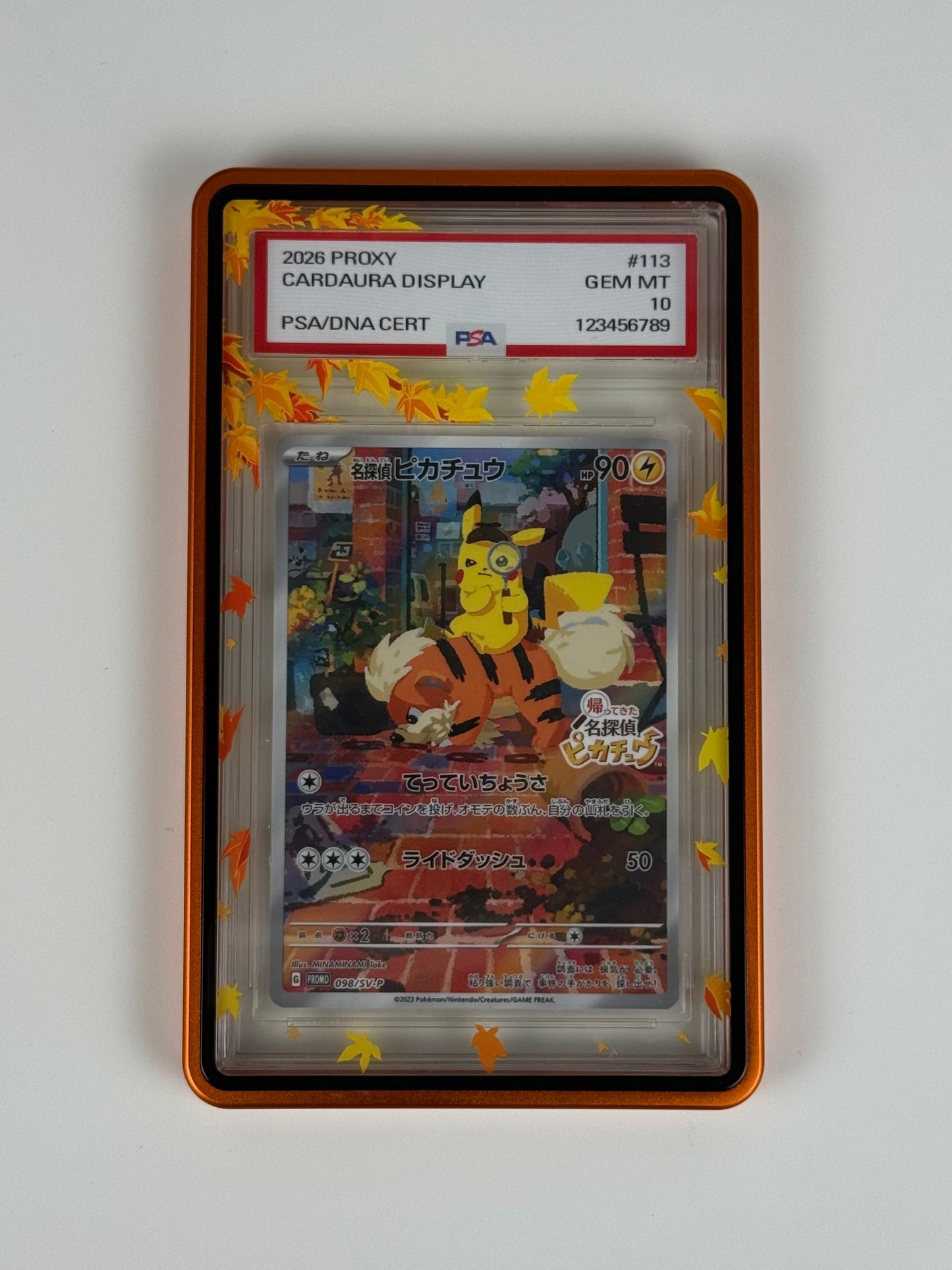 Fall Leaves Elemental (PSA Graded) Display Case