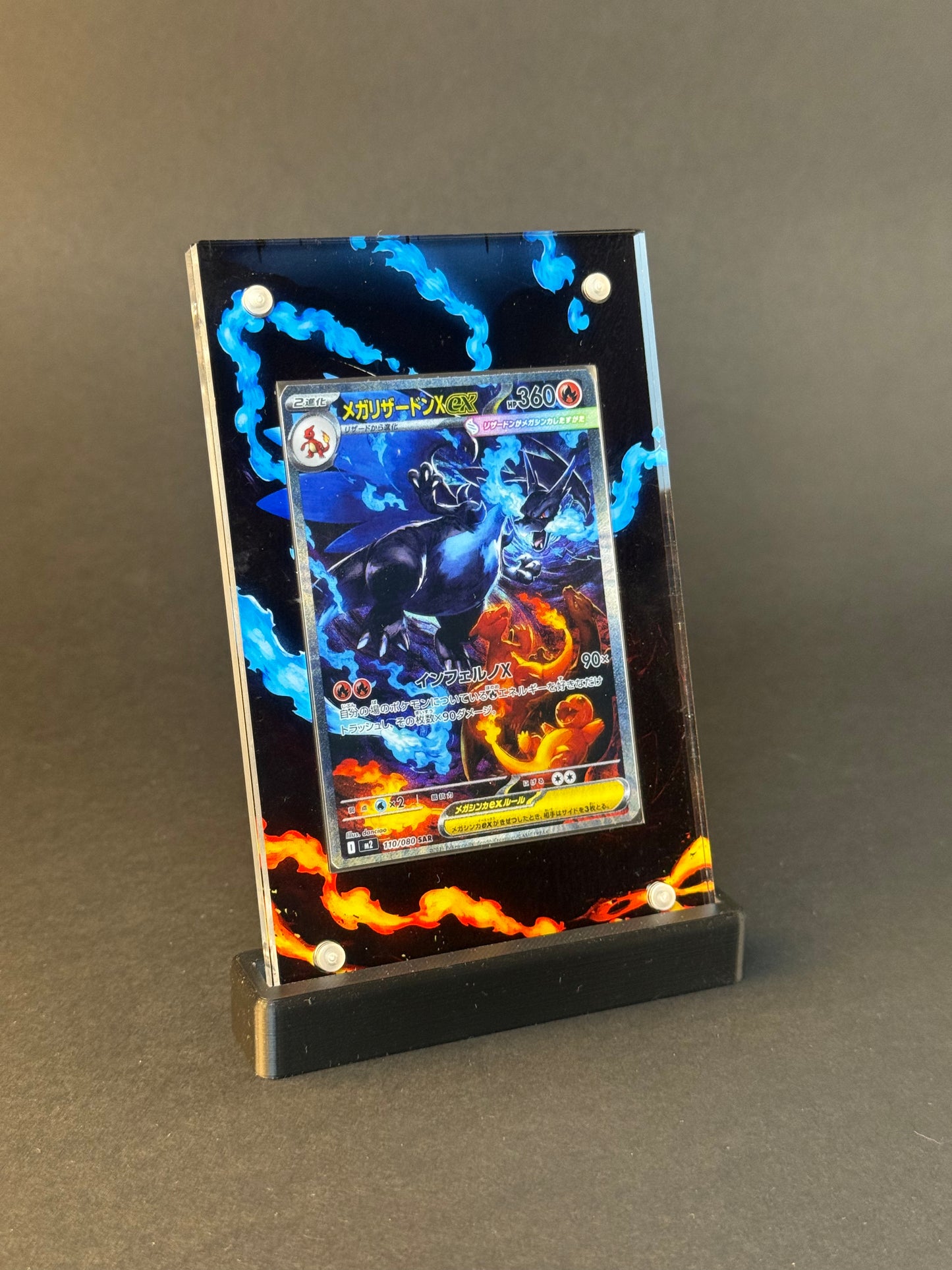 Mega Charizard X EX 125/094 | Phantasmal Flames CardAura Case