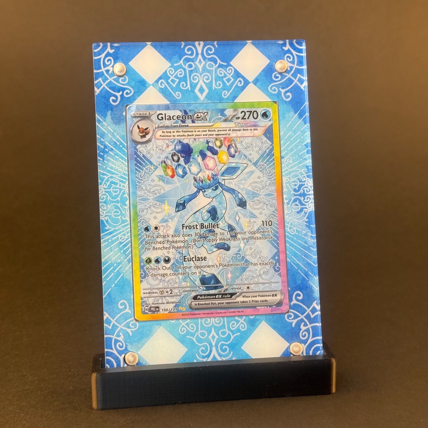 Glaceon EX 150/131 | Prismatic Evolutions CardAura Case