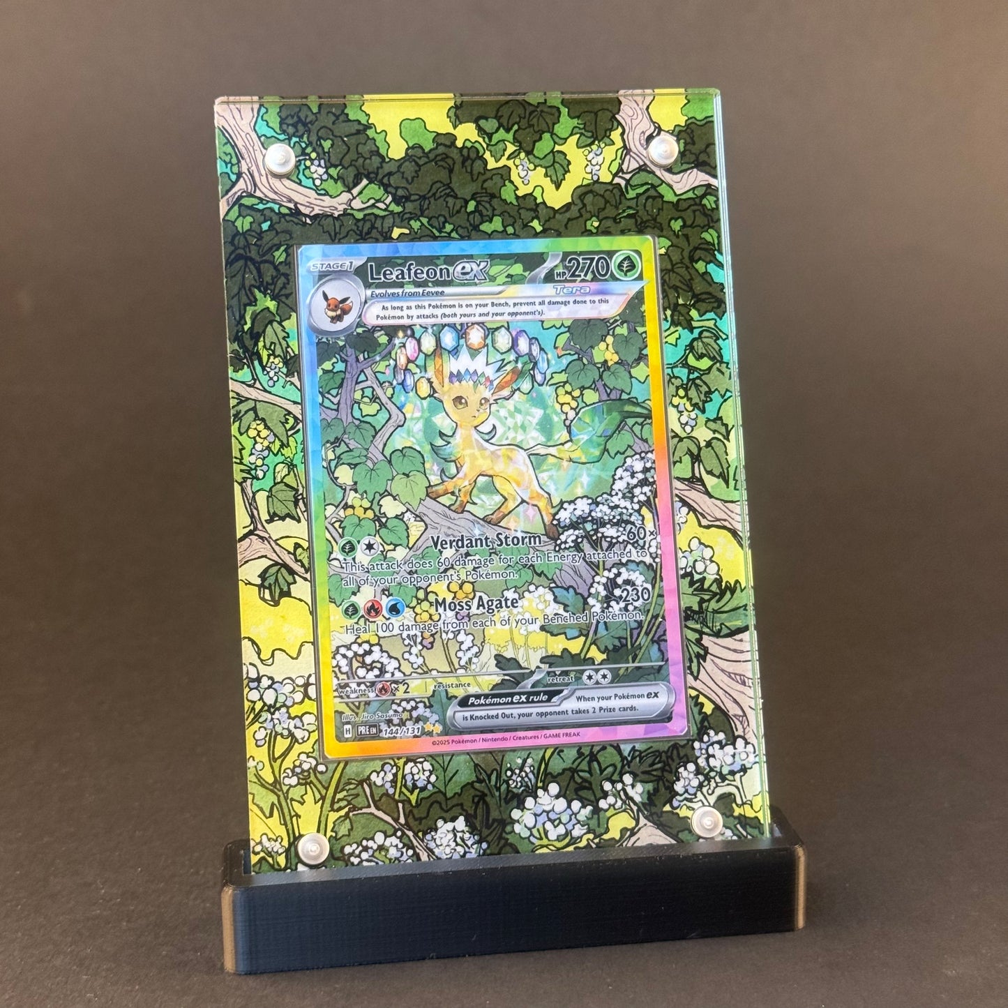 Leafeon EX 144/131 | Prismatic Evolutions CardAura Case