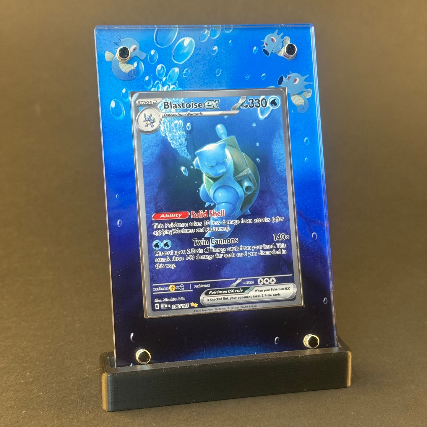 Blastoise EX 200/165 | 151 CardAura Case