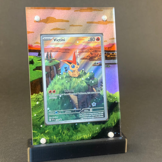 Victini 208 | Black Bolt White Flare CardAura Case