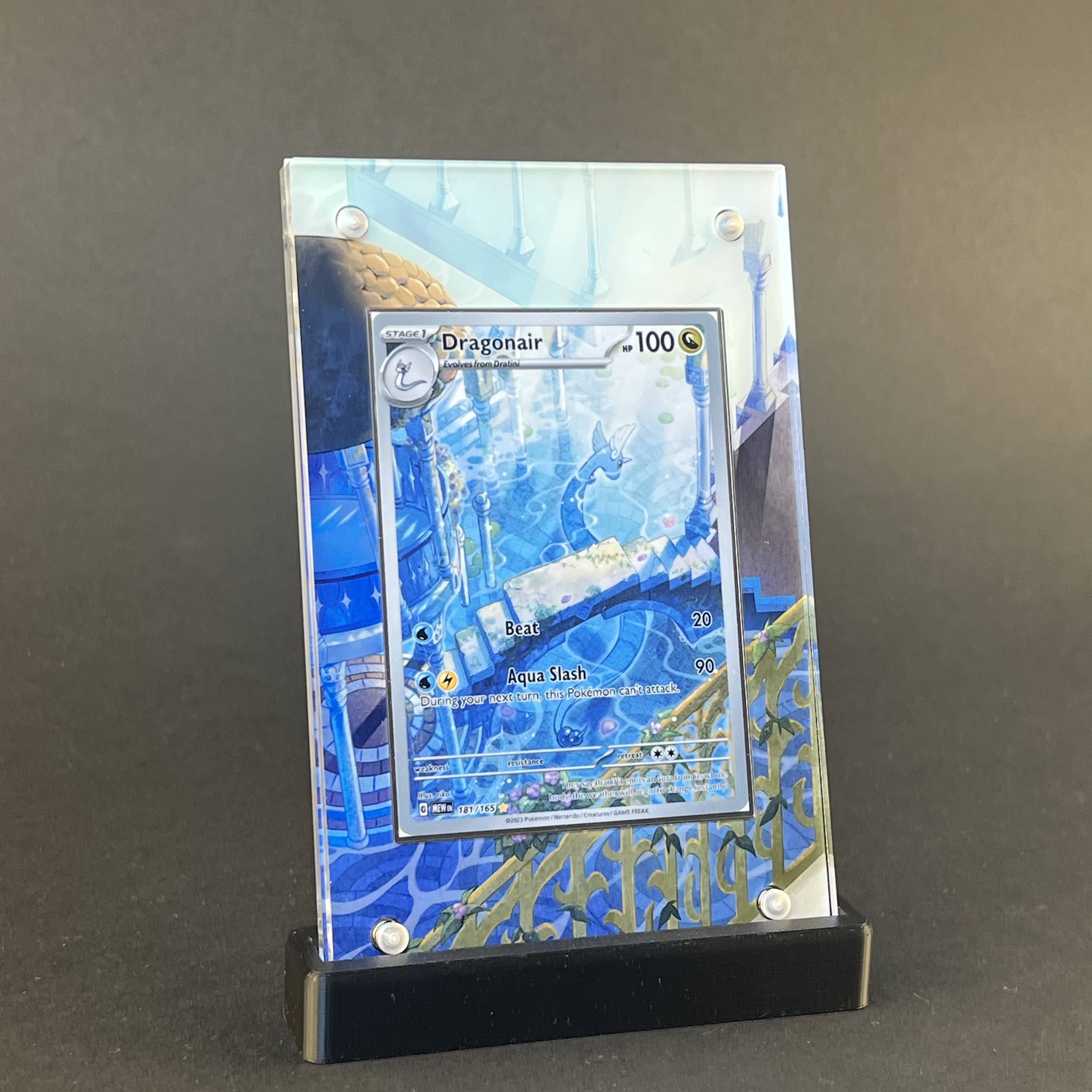 Dragonair 181/165 | 151 CardAura - Extended Art + Display Case (Raw)