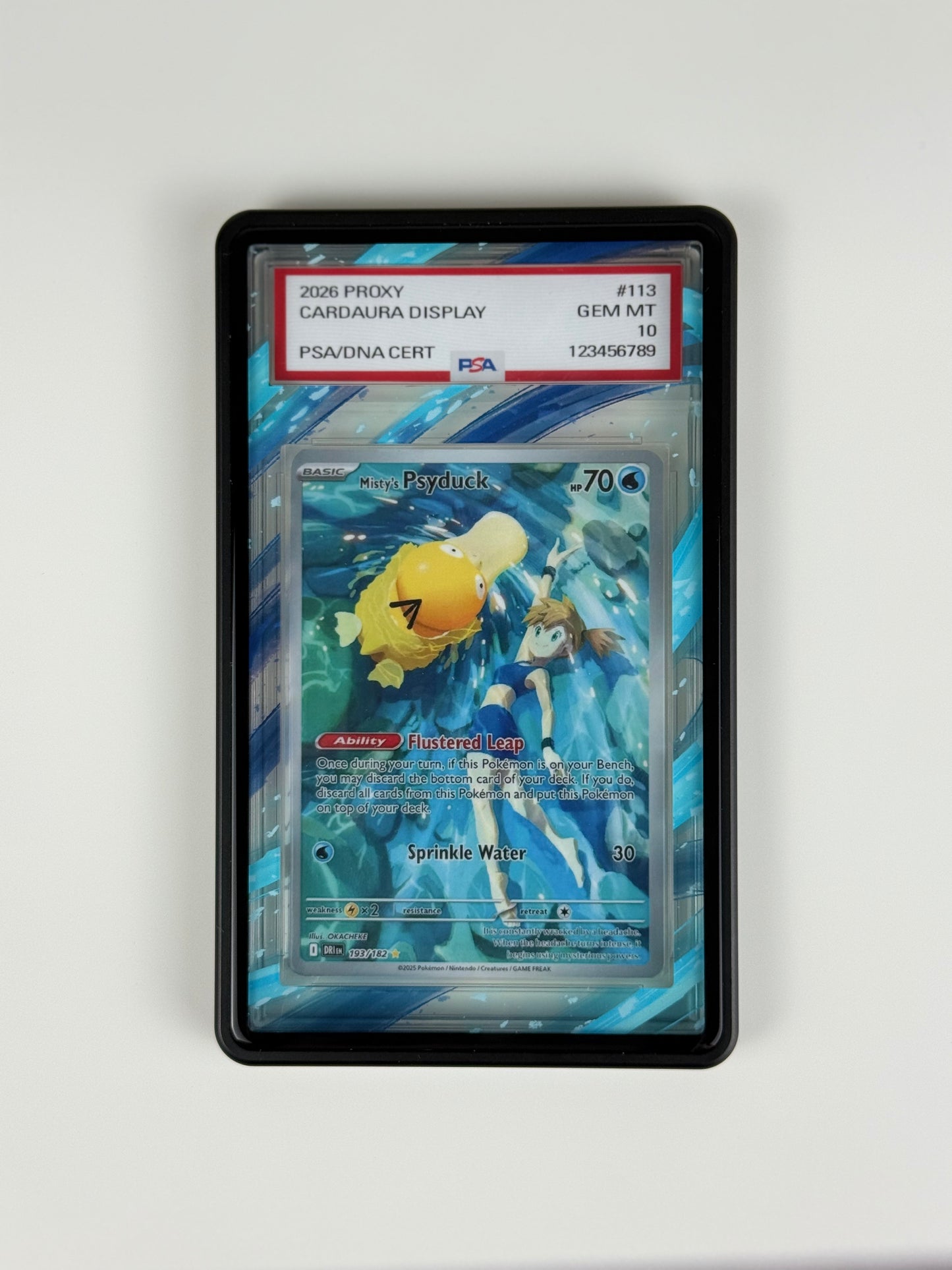 Blue Aura Elemental (PSA Graded) Display Case