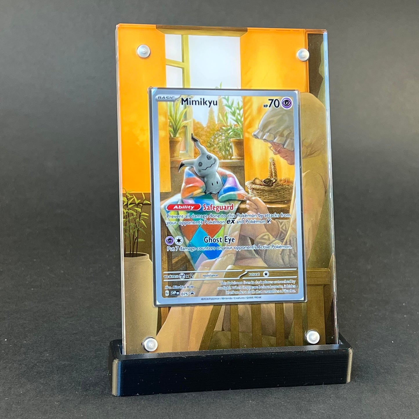 Mimikyu 075 | Paldean Fates CardAura Case