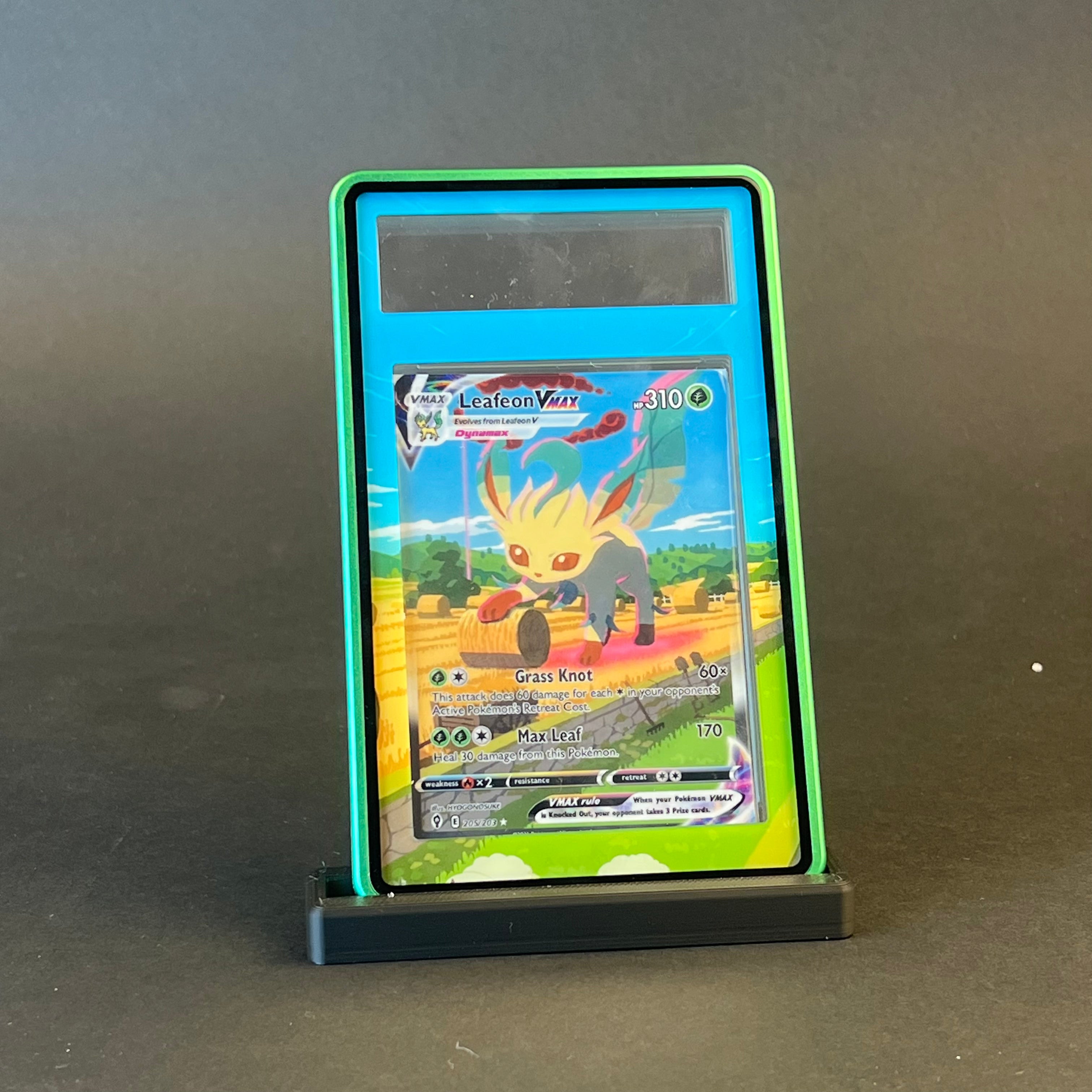 Leafeon VMAX 205/203 | Evolving Skies AuraSlab - Extended Art + Case (Graded)