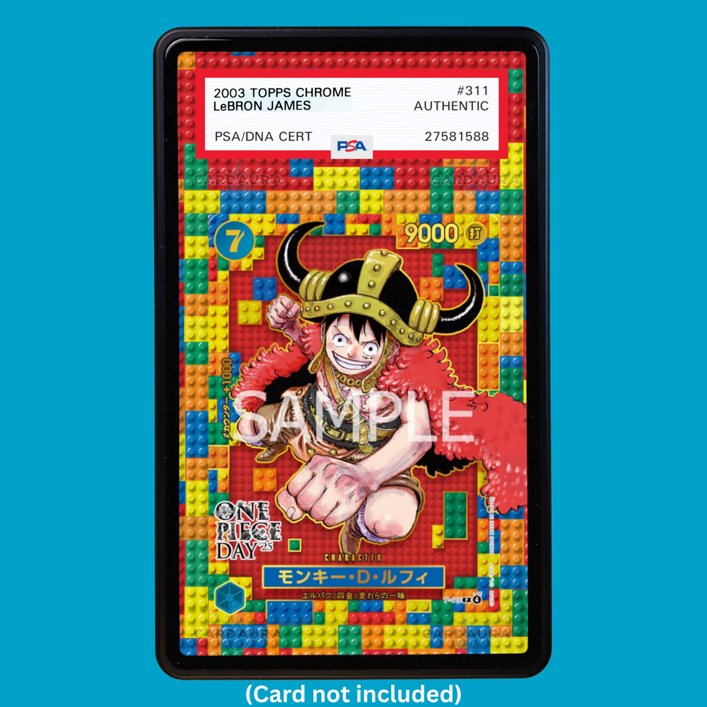 Lego Luffy P110 Graded Display Case