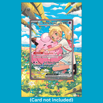 Lillie's Clefairy ex 280/217 Ungraded Display Case