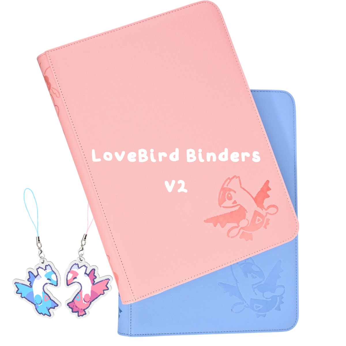 LoveBirds V2 Pair Binder - CardAura X Loofa ❤️💙