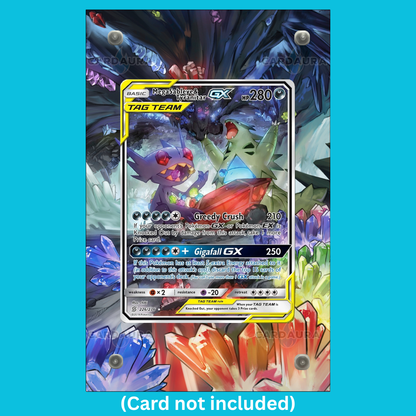 Mega Sableye & Tyranitar GX 126/236 Unified Minds (Ungraded) Display Case (Pre-Order)