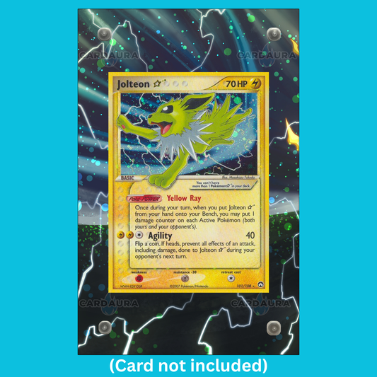 Jolteon Gold Star 103 Pokemon Deoxys (Ungraded) Display Case (Pre-Order)