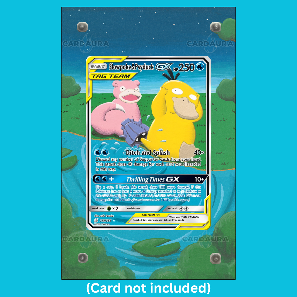 Slowpoke and Psyduck 218/236 Unified Minds (Ungraded) Display Case (Pre-Order)