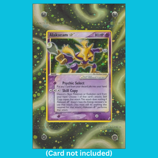 Alakazam Gold Star 99 Pokemon Deoxys (Ungraded) Display Case