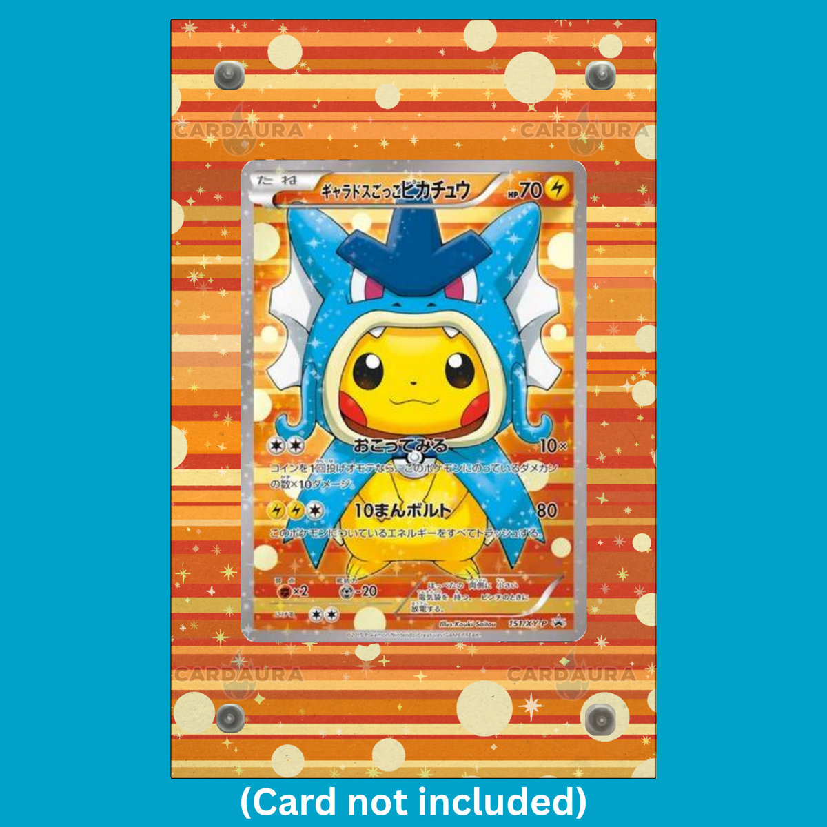 Poncho-Shiny Gyarados 151/XY-P Promo (Ungraded) Display Case