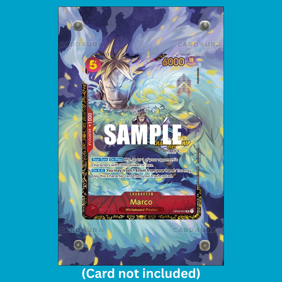 Marco Champoinship OP03-013 Pillars of Strength (Ungraded) Display Case