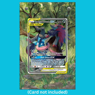 Greninja & Zoroark-GX 201/214 Unbroken Bonds (Ungraded) Display Case