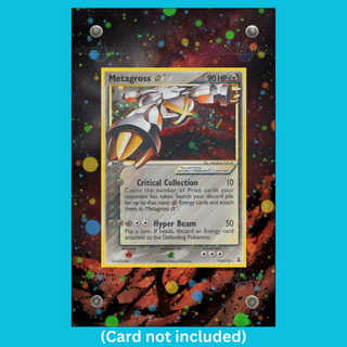 Metagross Gold Star 113 Pokemon Deoxys (Ungraded) Display Case
