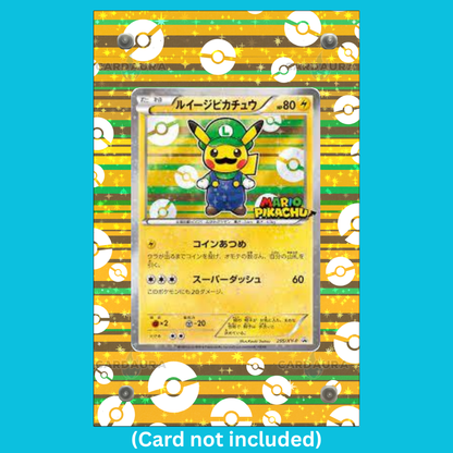 Pikachu Luigi 295/XY-P Promo (Ungraded) Display Case (Pre-Order)
