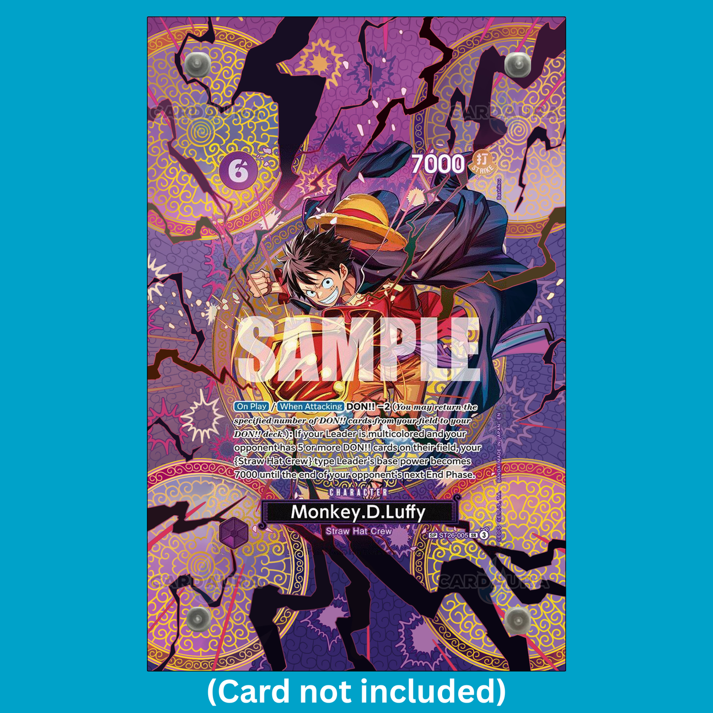 Monkey.D.Luffy (SP) ST26-005 Promos (Ungraded) Display Case