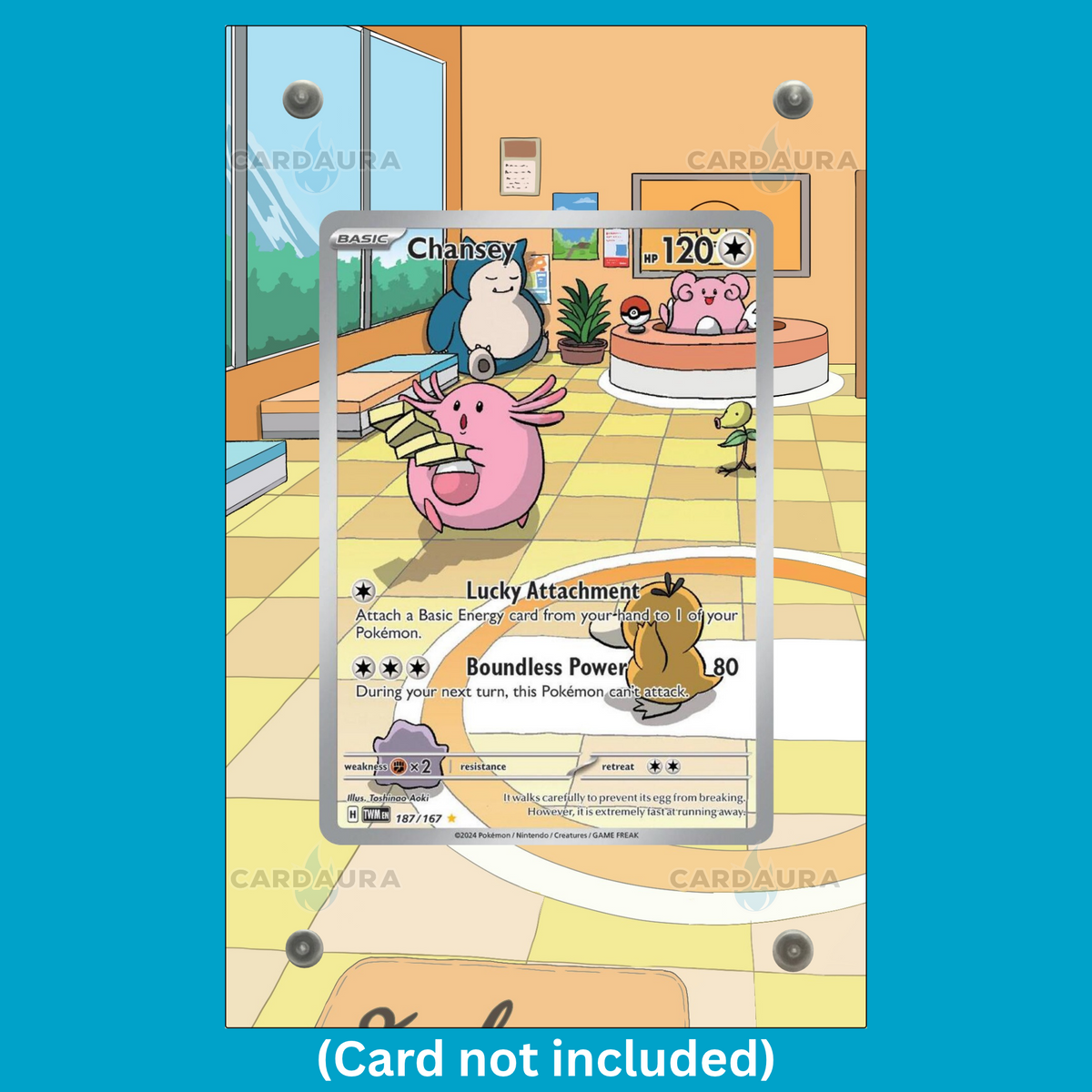 Chansey 187/167 Twilight Masquerade (Ungraded) Display Case