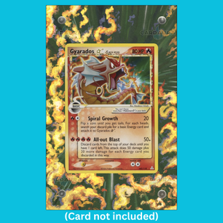Gyarados Gold Star 102 Pokemon Deoxys (Ungraded) Display Case