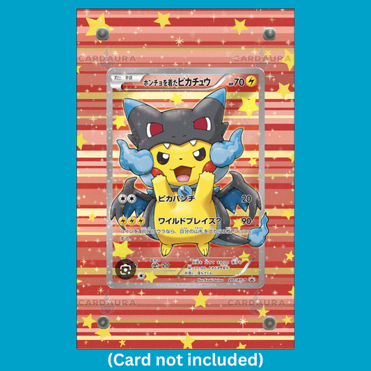 Poncho-Mega Charizard X 207/XY-P Promo (Ungraded) Display Case (Pre-Order)
