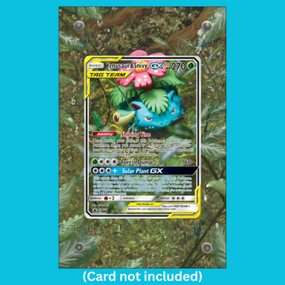 Venusaur & Snivy GX SM229 Black Star Promos (Ungraded) Display Case