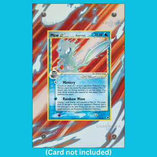Mew Gold Star 101 Pokemon Deoxys (Ungraded) Display Case