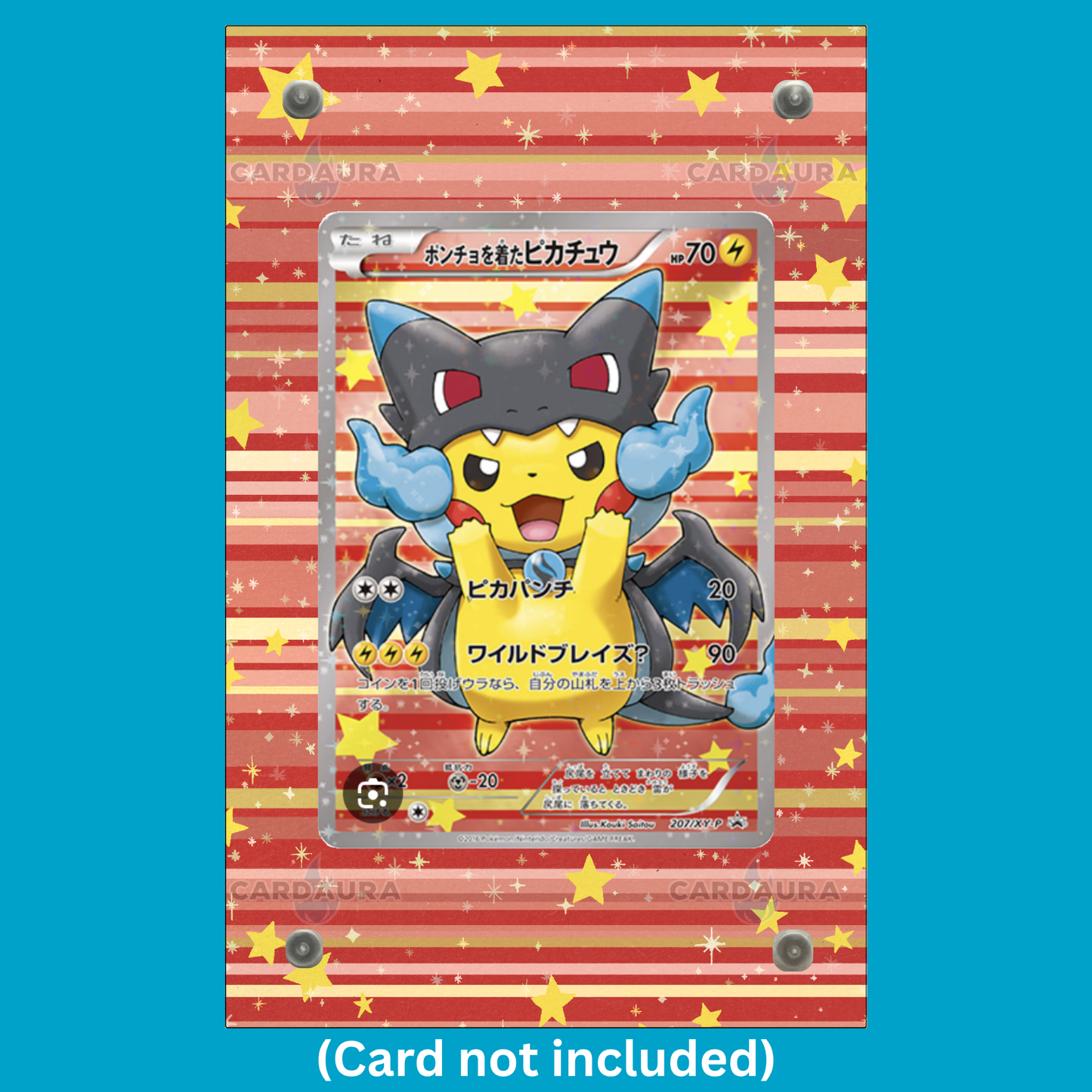 Poncho-Mega Charizard X 207/XY-P Promo (Ungraded) Display Case