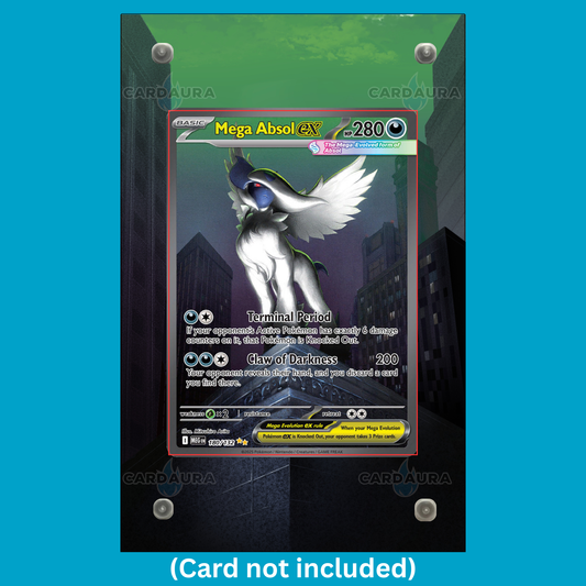 Mega Absol Ex 180/132 Mega Evolution Ungraded Display Case