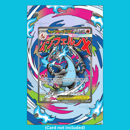 Mega Charizard X EX 023 Phantasmal Flames (Ungraded) Display Case