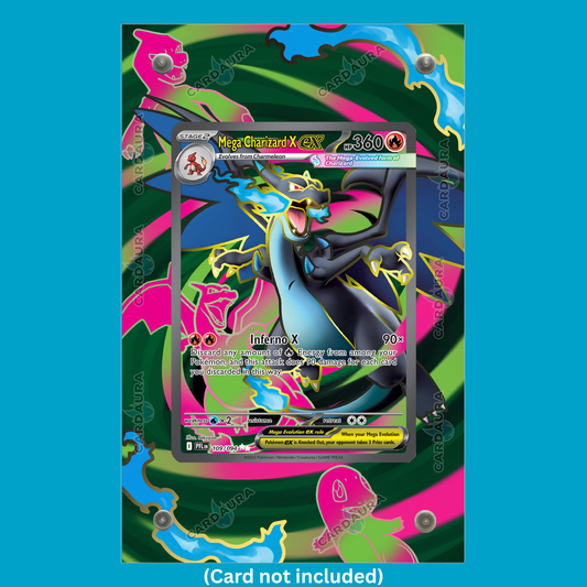 Mega Charizard X EX 109/094 Phantasmal Flames (Ungraded) Display Case