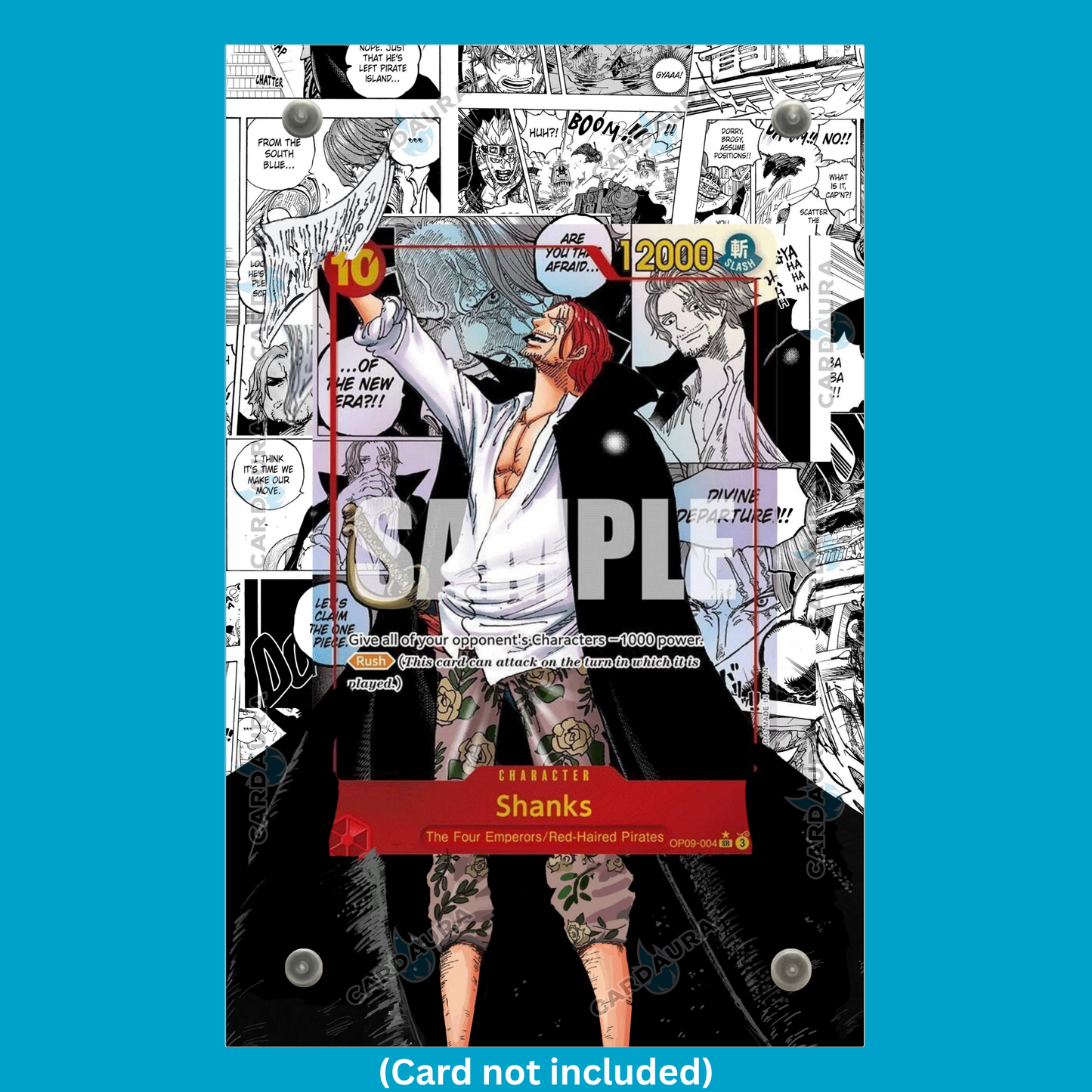 Shanks 004 Manga Emperors in the New World (Ungraded) Display Case