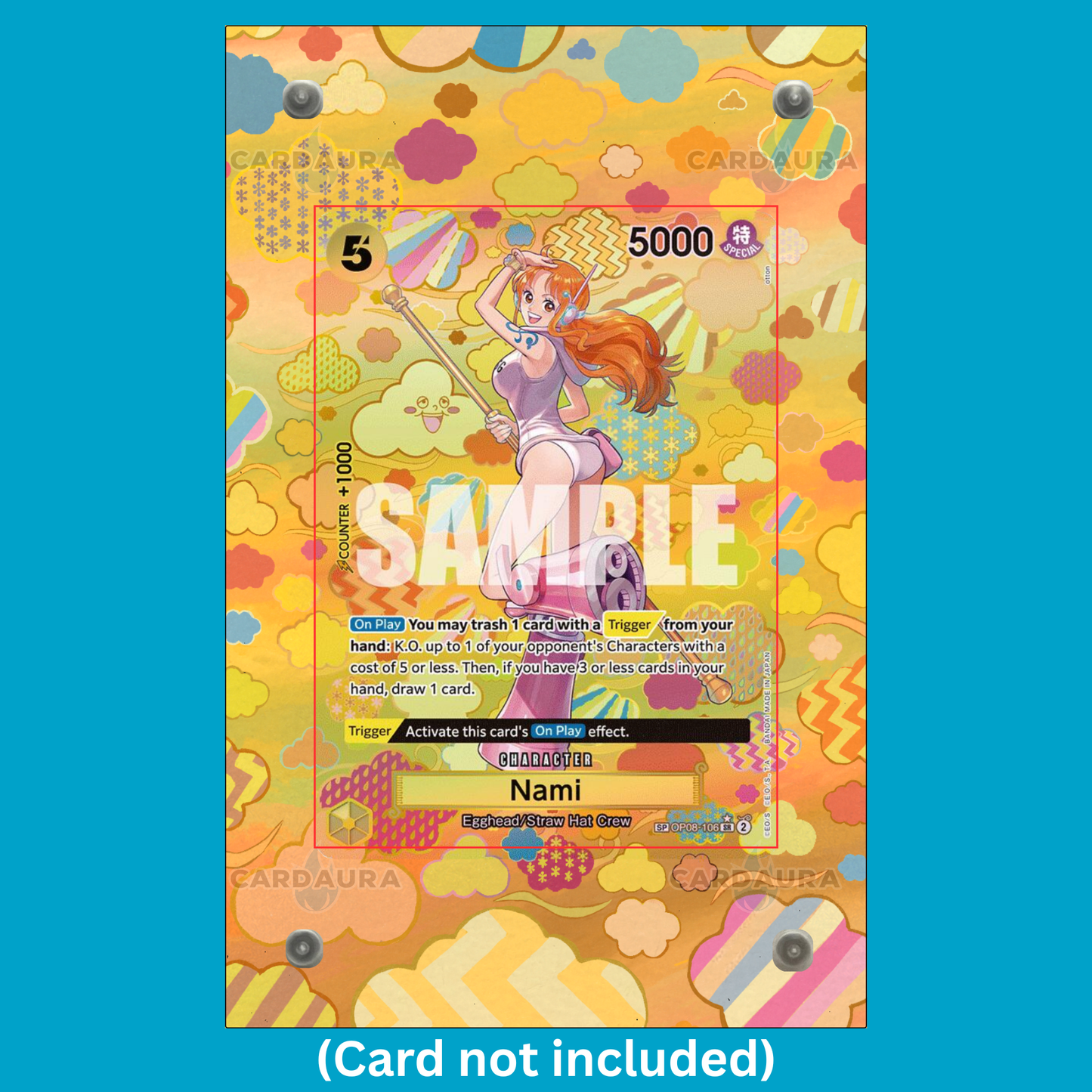 Nami SP OP08-106 Ungraded Display Case