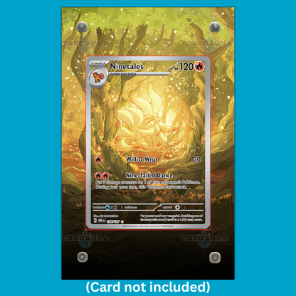 Ninetales 199/197 Obsidian Flames (Ungraded) Display Case
