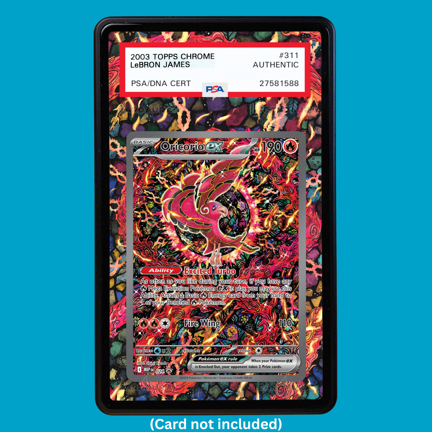 Oricorio Ex Promo 024 (Graded) Display Case