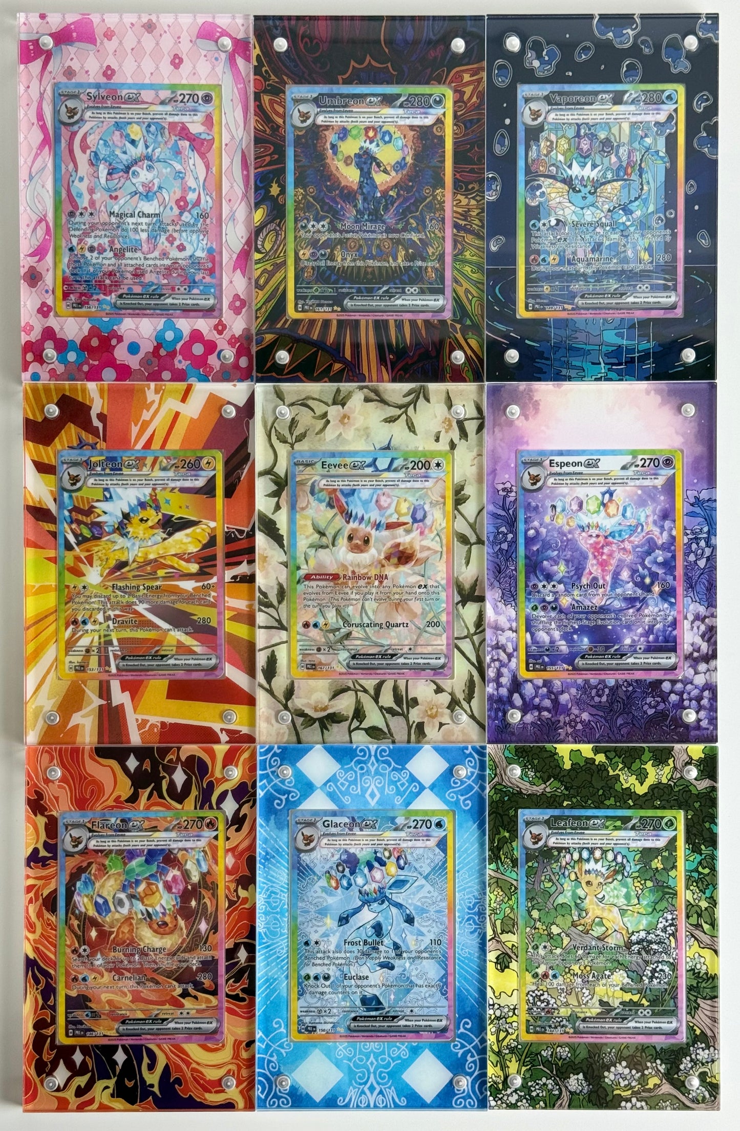 Prismatic Eeveelution Complete 9-Piece Collection