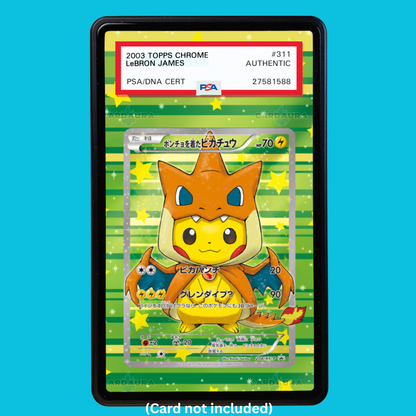 Poncho-Wearing Pikachu Charizard 208/XY-P (Graded) Display Case