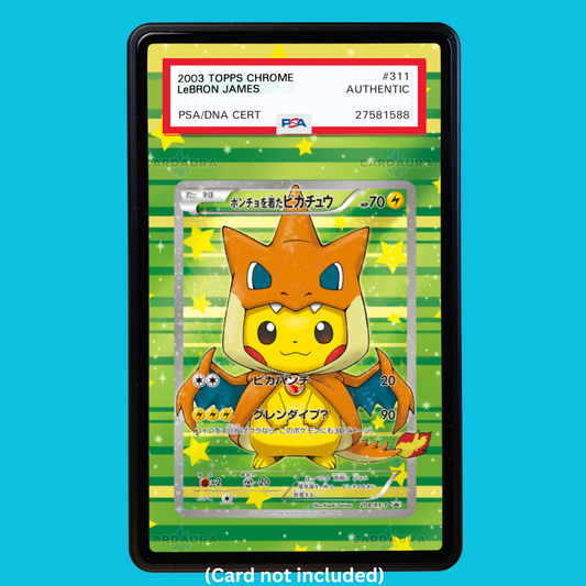 Poncho-Wearing Pikachu Charizard 208/XY-P (Graded) Display Case