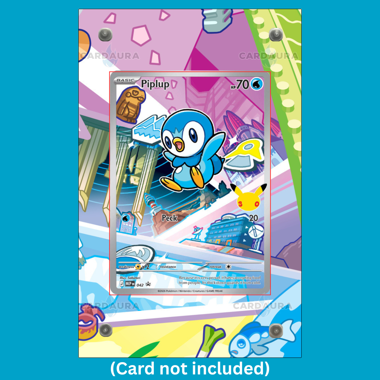 Piplup First Partner 042 Ungraded Display Case)