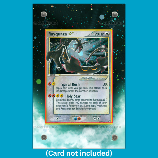 Rayquaza Gold star 107/107 Ungraded Display Case
