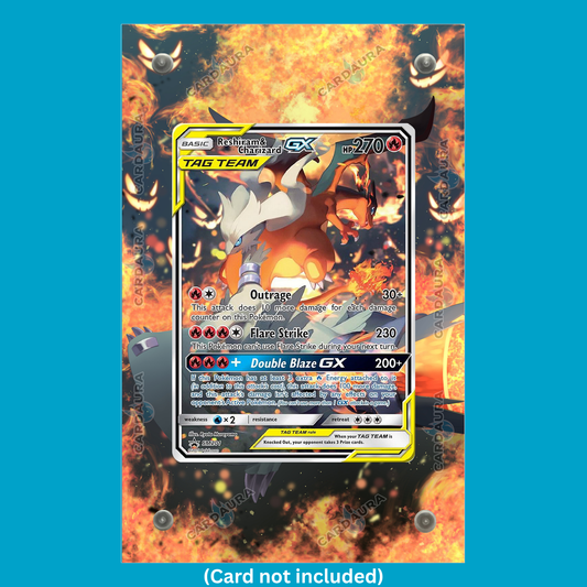 Reshiram & Charizard GX SM201 Tag Team (Ungraded) Display Case