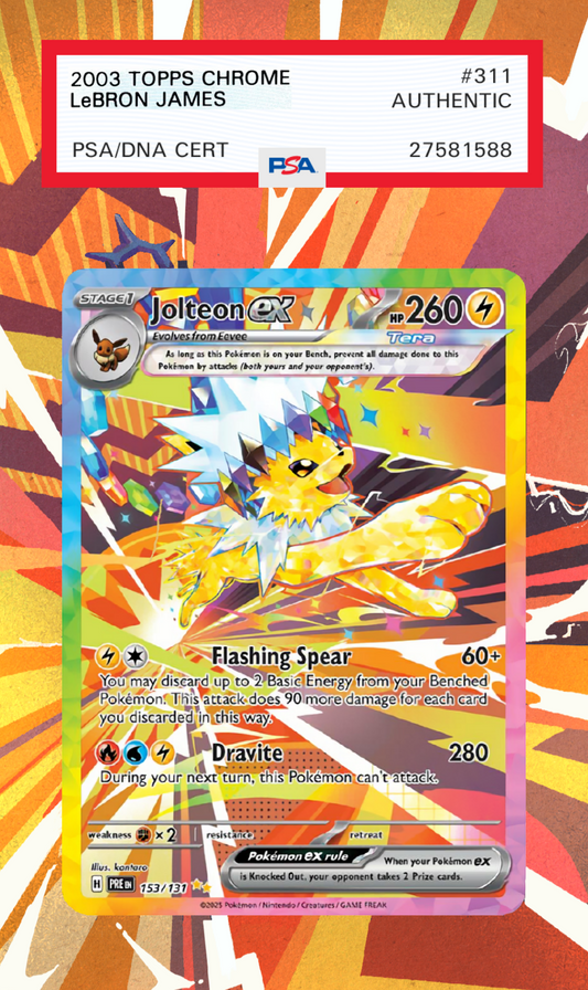 Jolteon ex 153/131 | Prismatic Evolutions AuraSlab (Graded)