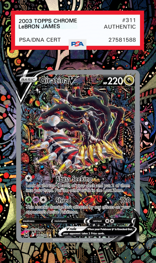 Giratina V 196/186 | Lost Origins AuraSlab (Graded)
