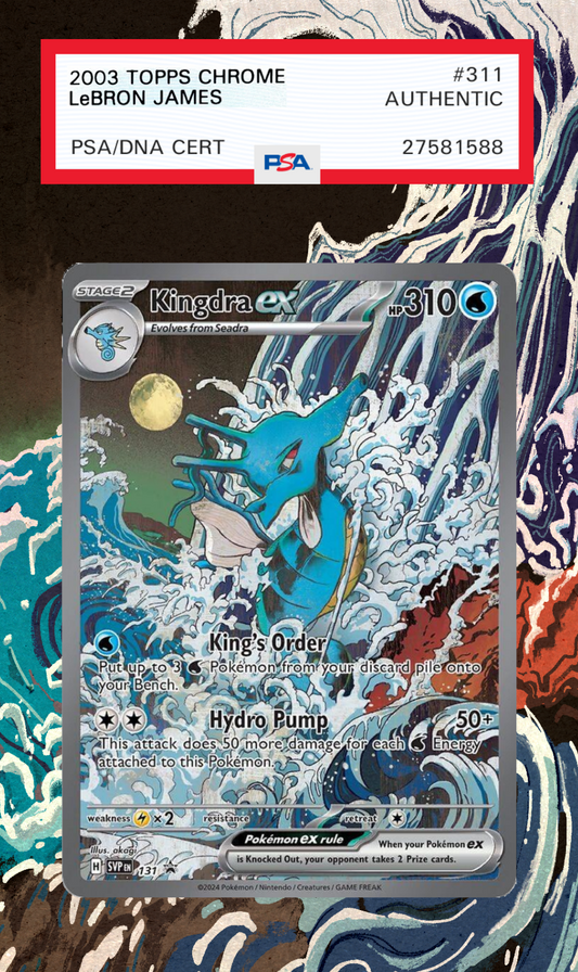 Kingdra ex 131 | Shrouded Fables AuraSlab (Graded)