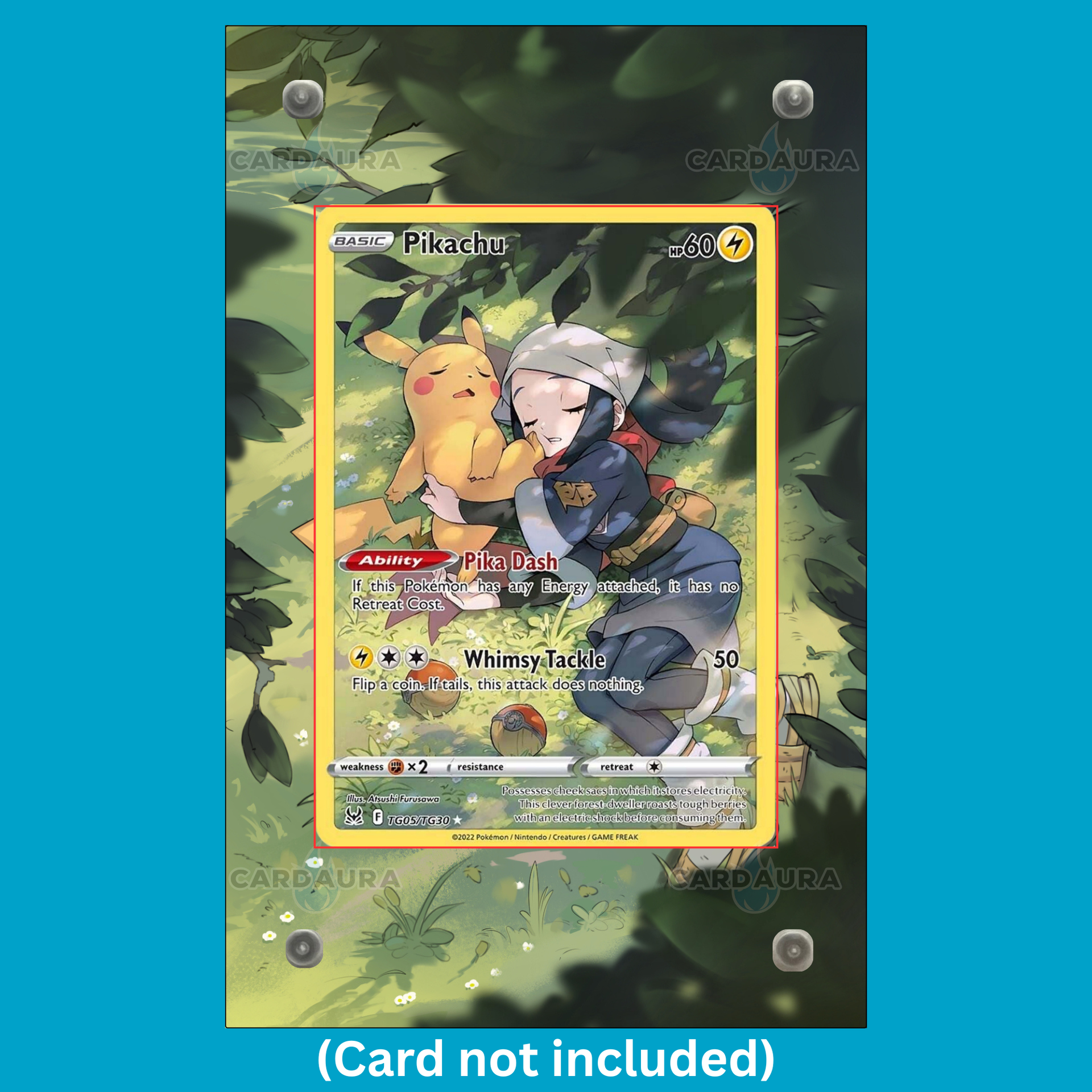 sleeping pikachu pokemon card TG05/TG30 (Ungraded) Display Case – CardAura Card | Set | Rating:Big Parasol Secret | Darkness Ablaze | 9 11