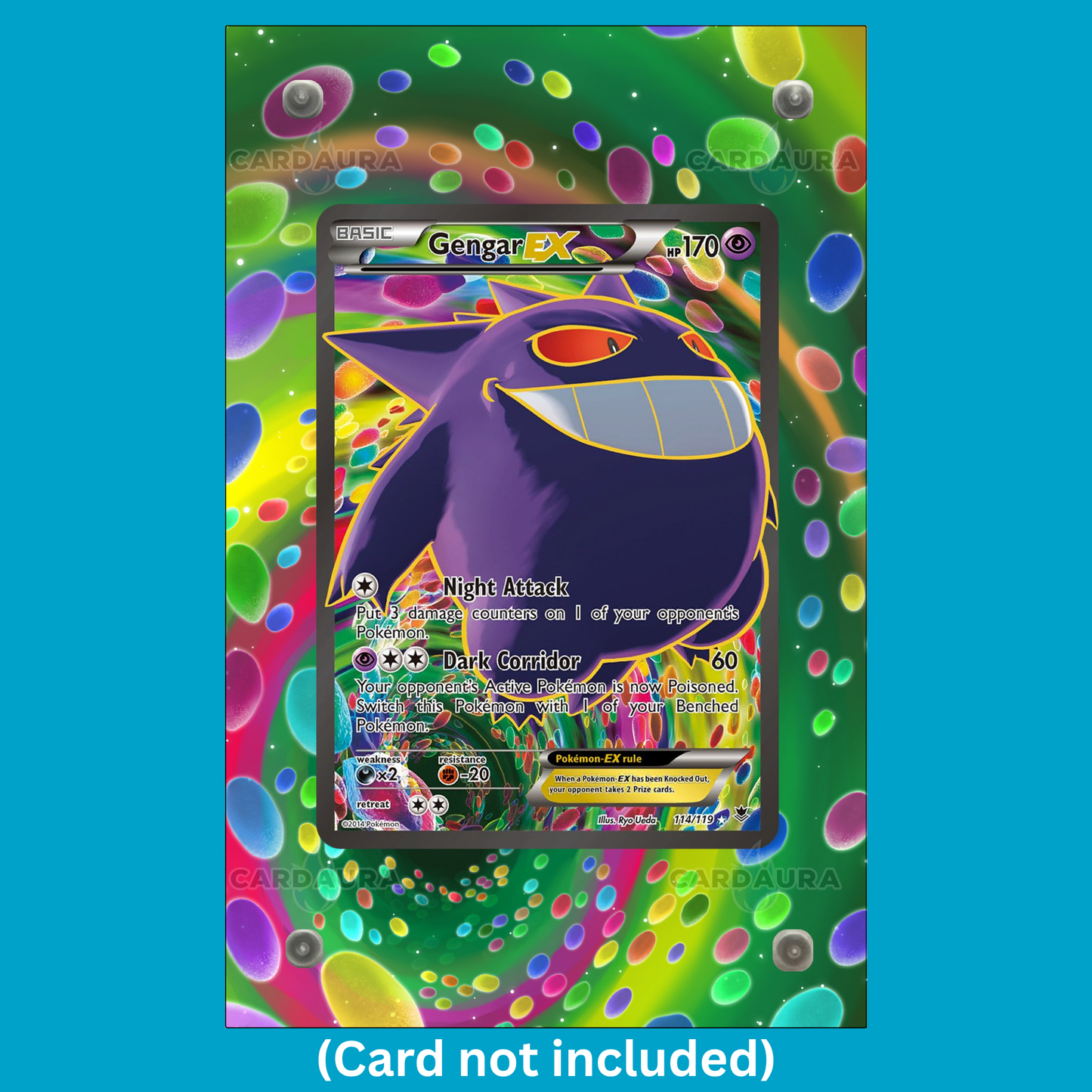 Gengar EX 114/119 XY Phantom Forces (Ungraded) Display Case
