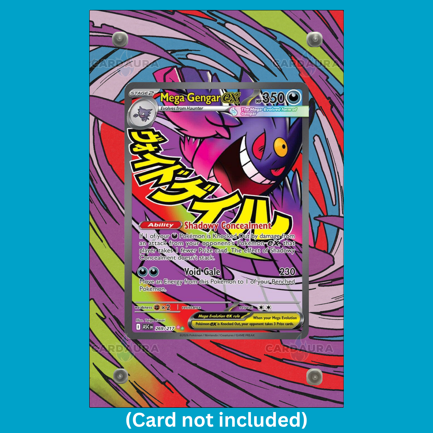 Mega Gengar ex 269217 Ascended Heroes (Ungraded) Display Case