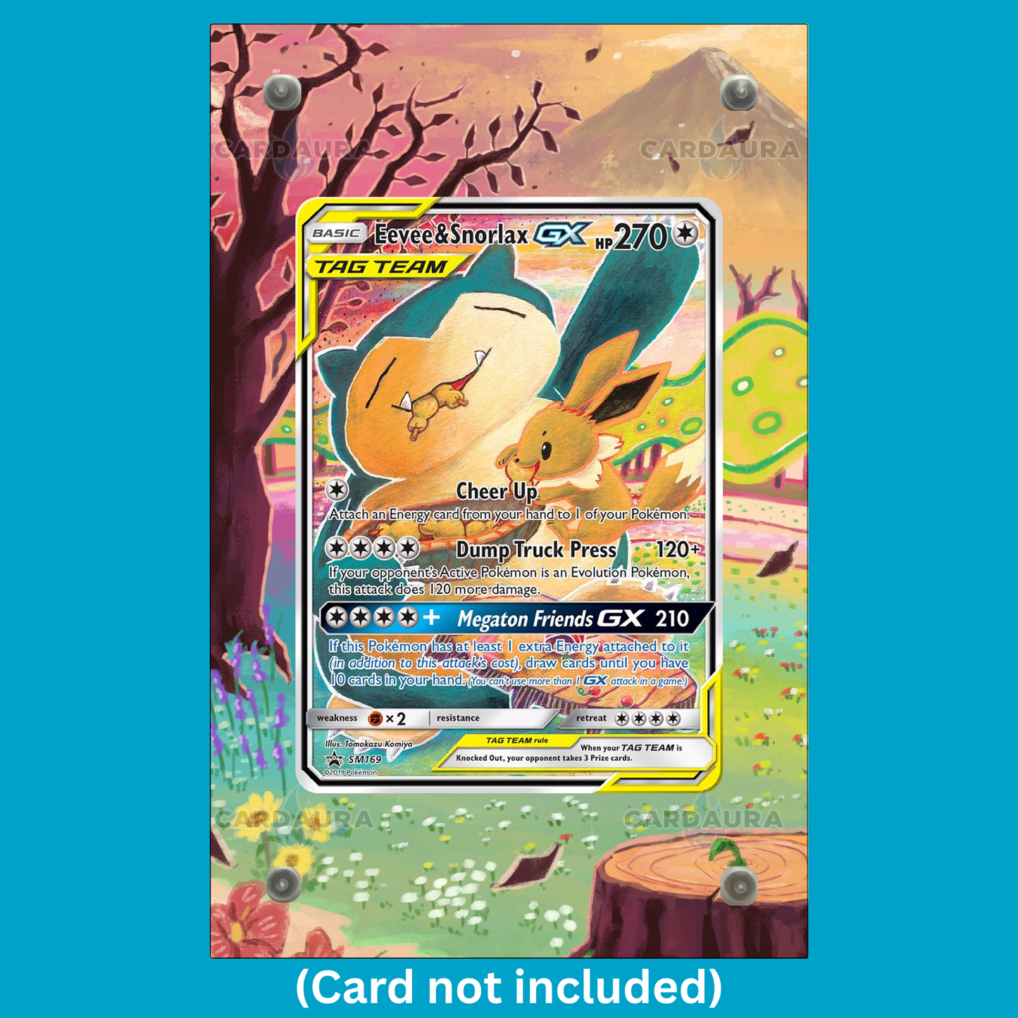 Eevee&Snorlax GX SM169 Promo (Ungraded) Display Case